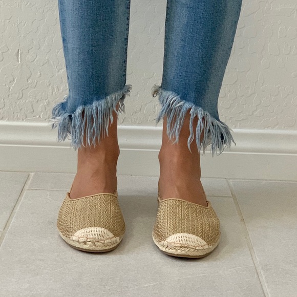 NIB Classic Tan Woven Espadrille Loafer Flat - Picture 5 of 7